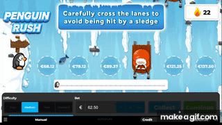 Penguin Rush Official Game Screenshot